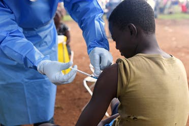 من حملة التطعيم ضد إيبولا في الكونغو الديمقراطية