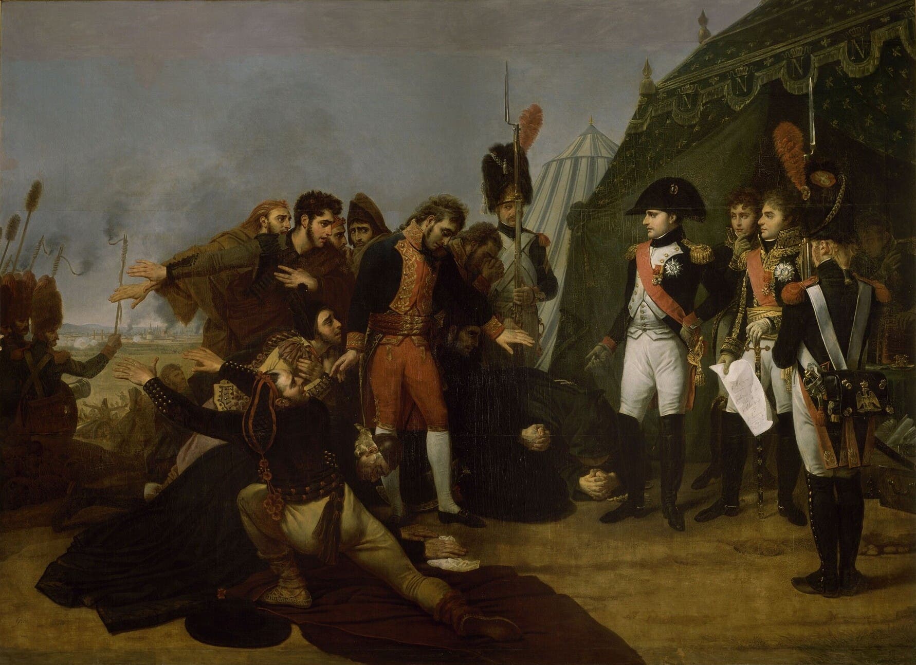 لوحة تجسد الإممبراطور الفرنسي نابليون بونابرت بإسبانيا