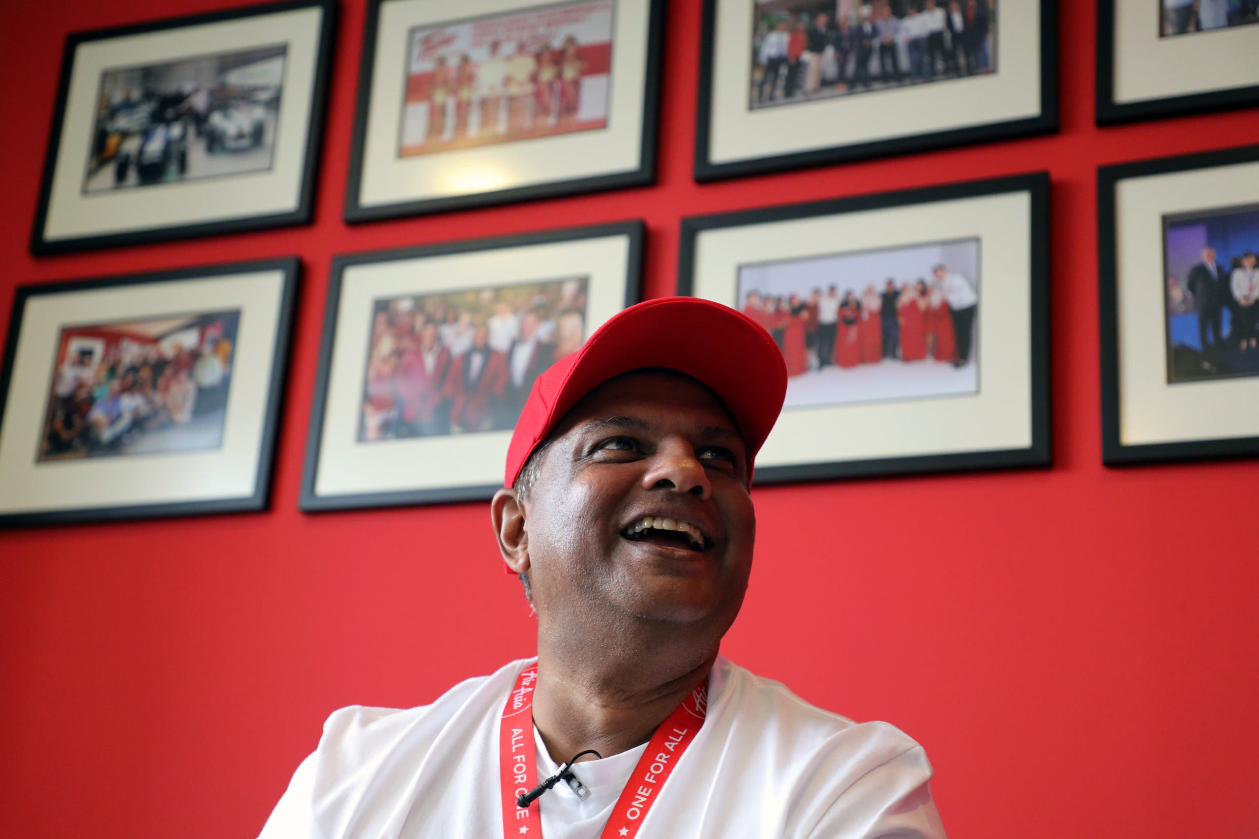 AirAsia Group CEO Tony Fernandes reacts during an interview in Kuala Lumpur, Malaysia October 8, 2020. (File photo: Reuters)