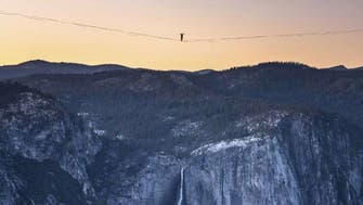 Brothers set record crossing large gap in park on a highline