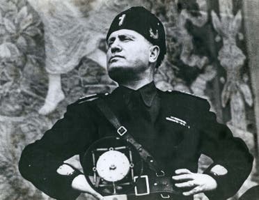 صورة للدكتاتور الإيطالي موسوليني