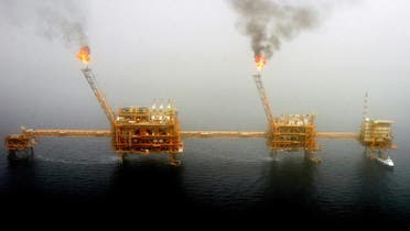 Gas flares from an oil production platform at the Soroush oil fields in the Gulf, south of the capital Tehran. (File photo: Reuters)