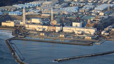 Fukushima Daiichi nuclear power plant in Okuma town, Fukushima prefecture is pictured after a strong earthquake shook northeastern Japan in this photo taken by Kyodo on February 14, 2021. (Reuters)