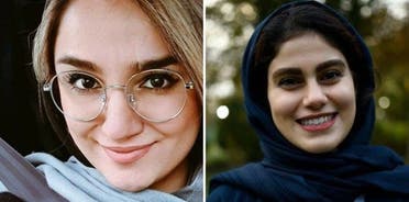 مهشاد کریمی (سمت راست) و ریحانه یاسینی (سمت چپ) دو خبرنگار کشته شده در حادثه واژگونی اتوبوس