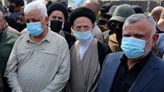 رهبران حشد الشعبی كشته‌شدگان حمله هوایی آمریکا را تشییع کردند