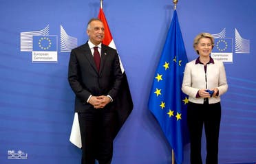 الکاظمی  و «اورسولا فون درلاین» رئیس کمیسیون اروپا
