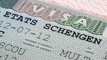 Stock photo: Schengen visa