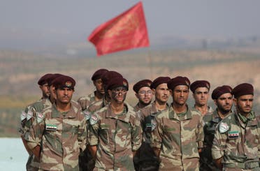 قوات موالية لتركيا في عفرين (أرشيفية)