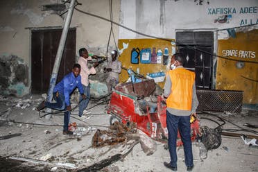 تفجير سابق في مقديشو في مارس الماضي