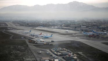 An aerial view of the Hamid Karzai International Airport in Kabul, previously known as Kabul International Airport, in Afghanistan, February 11, 2016. (Reuters)