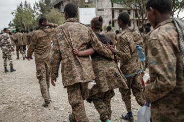 جنود إثيوبيون تم أسرهم إثر سيطراة جبهة تحرير تيغراي على الإقليم