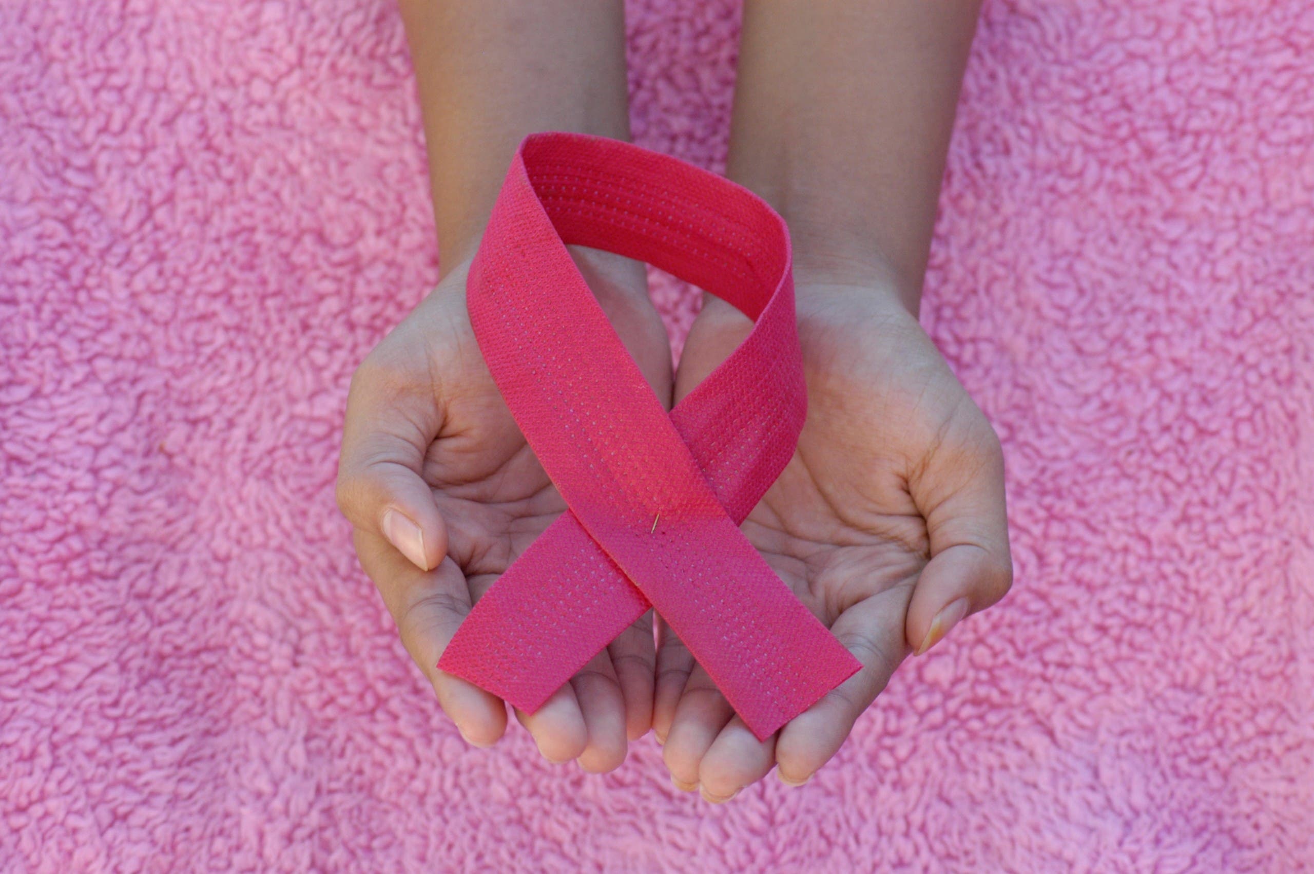 Pink ribbon for an awareness of Breast Cancer Day, October, 1, 2020. (Unsplash, Angiola Harry)