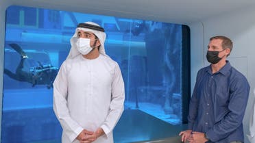 Sheikh Hamdan al-Maktoum officially opens Deep Dive Dubai. (WAM)