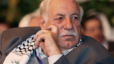 Ahmed Jibril, head of the Popular Front for the Liberation of Palestine-General Command (PFLP-GC), attends a Damascus conference of Palestinian organizations opposed to peace talks with Israel, in Damascus. (Reuters)