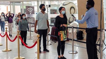 The Department of Health of Abu Dhabi recently introduced a new COVID-19 screening method in shopping malls, some residential areas and at all land and air entry points. (Photo credit: Twitter)
