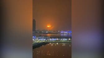 Explosion, fire off container ship docked at Dubai's Jebel Ali port