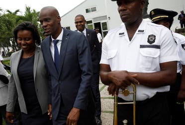 رئيس هايتي جوفينيل مويز وزوجته (أرشيفية) 