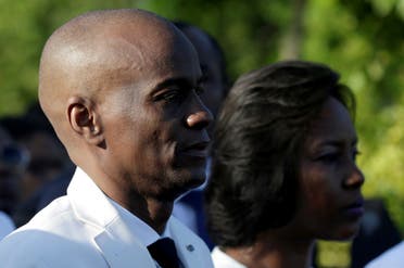 Haiti's President Jovenel Moise and first lady Martine attend a ceremony at a memorial for the tenth anniversary of the January 12, 2010 earthquake, in Titanyen, Haiti, January 12, 2020.(File Photo: Reuters)