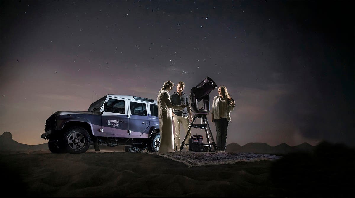 The mobile stargazing session will accommodate up to 20 guests at one time will have a maximum duration of 2-hours after sunset. (Courtesy: Shurooq)