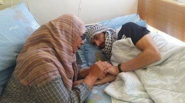 Ghadanfar Abu Atwan was on a hunger strike for 67 days. (Twitter)