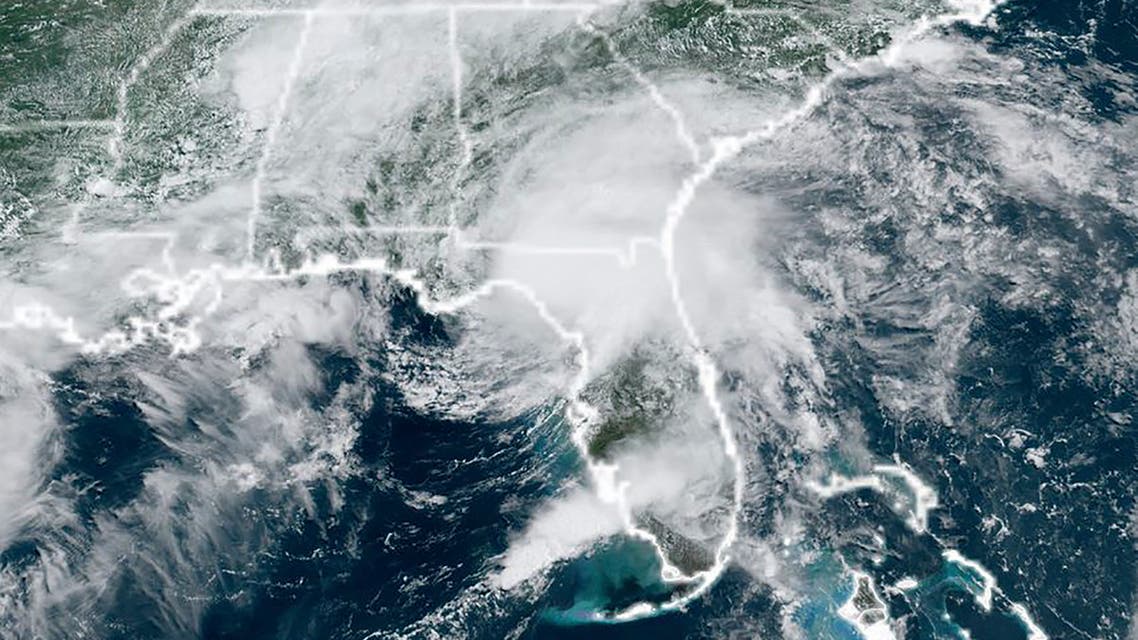 This National Oceanic and Atmospheric Administration (NOAA) satellite image taken at 16:10 UTC on July 7, 2021 shows Tropical Storm Elsa over the US state of Florida. (File photo: AFP)