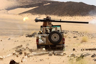 قوات الجيش اليمني في مأرب (رويترز)