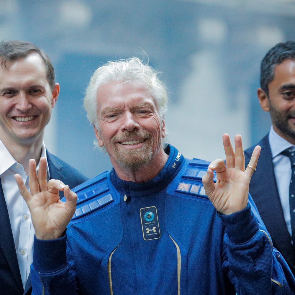 Billionaire Richard Branson reaches space in his own ship