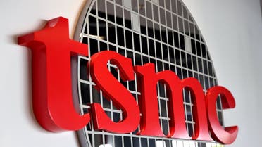 The logo of Taiwan Semiconductor Manufacturing Co (TSMC) is pictured at its headquarters, in Hsinchu, Taiwan. (Reuters)