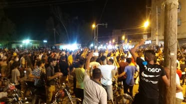 من الاحتجاجات في اأهواز