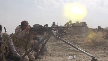 الجيش اليمني في جبهات القتال في مأرب 