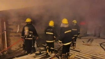 آتش‌سوزی در یک پایگاه هوایی در استان ذی‌قار عراق