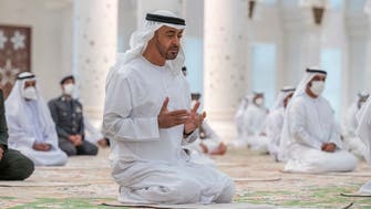 UAE’s Sheikh Mohammed bin Zayed performs Eid prayer at Sheikh Zayed Grand Mosque