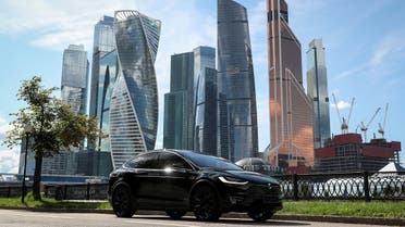 A Tesla Model X electric vehicle is shown in this picture illustration taken in Moscow, Russia. (File photo: Reuters)