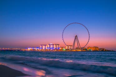 General view of Bluewaters Island and the Dubai Eye, in Dubai, United Arab Emirates. (Unsplash, Mohammed Nasim)