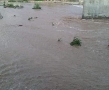 من السيول التي ضربت شرق اليمن اليوم