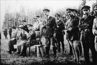 كولتشاك مع عدد من مساعديه عام 1919