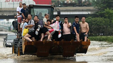 فيضانات الصين (أ ف ب)