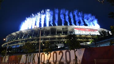 Fireworks light up the sky above the Olympic Stadium during the opening ceremony of the Tokyo 2020 Olympic Games, in Tokyo, on July 23, 2021.(File photo: AFP)