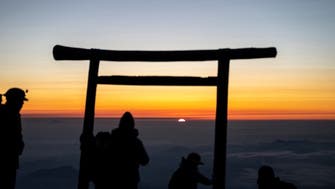 Hikers return to Japan’s Mount Fuji