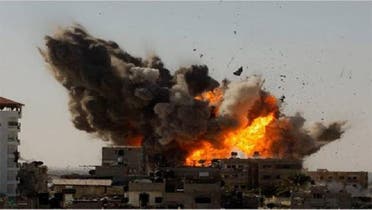 قصف إسرائيلي سابق على شمال قطاع غزة