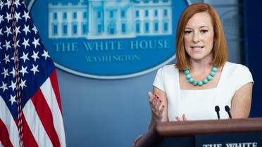 White House Press Secretary Jen Psaki speaks during a press briefing at the White House, July 26, 2021. (AFP)