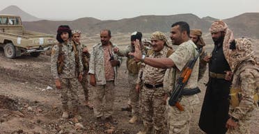 عناصر من الجيش اليمني في مأرب - المركز الإعلامي للقوات اليمنية المسلحة