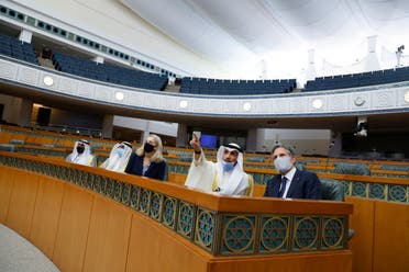 بلينكن في مجلس الأمة الكويتي
