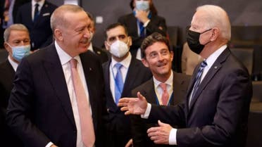 الرئيسان جو بايدن  رجب طيب أردوغان