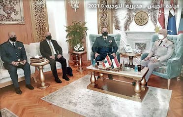 من زيارة قائد الجيش اللبناني إلى مصر