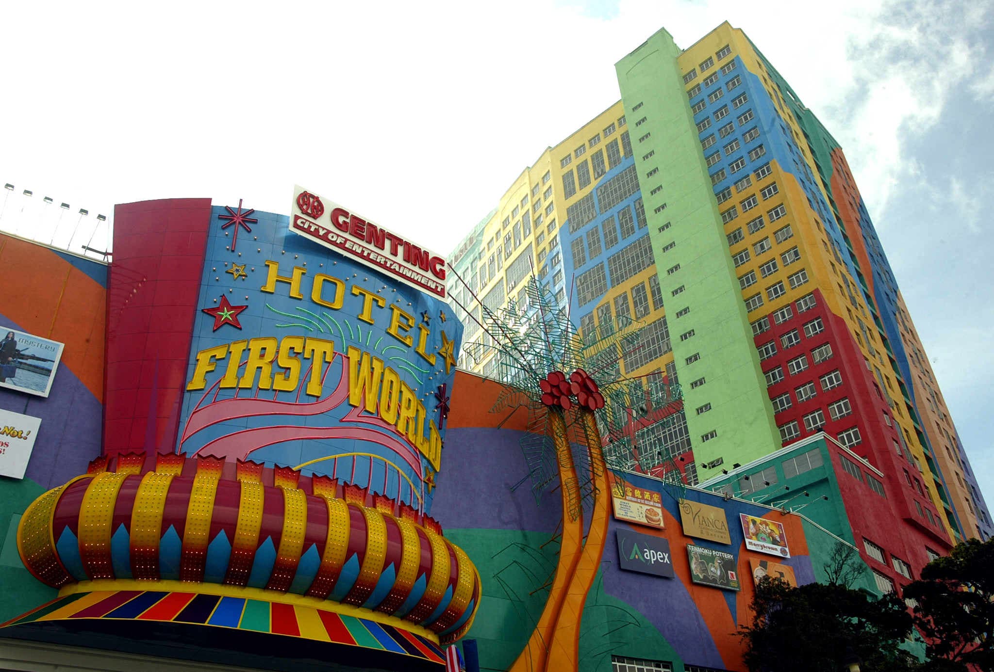 This photo shows the newly launched First World Hotel in Genting Highlands, north of Kuala Lumpur 26 July 2002. (File photo: AFP)