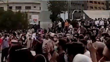 مظاهرة وسط طهران