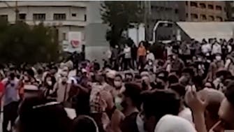 سرکوب تجمعات اعتراضی در تهران؛ شعار «مرگ بر دیکتاتور» در حمایت از خوزستان