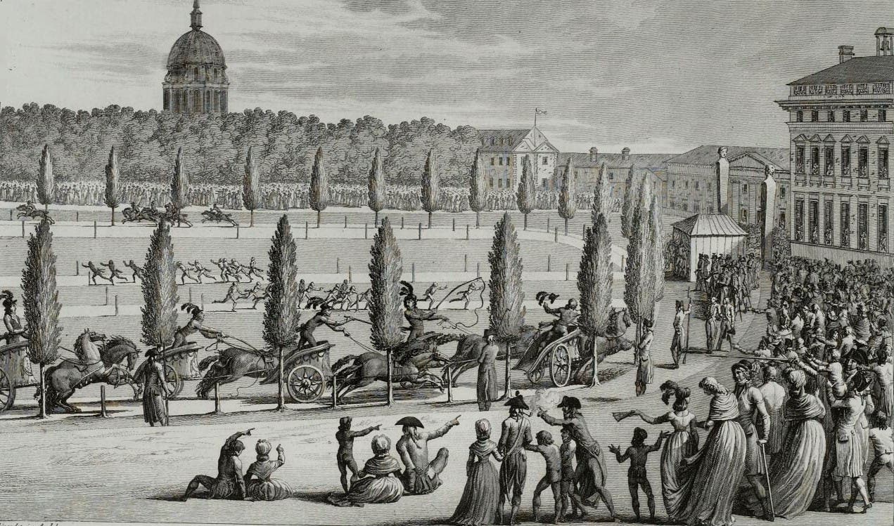 رسم تخيلي لأولمبياد العام 1796