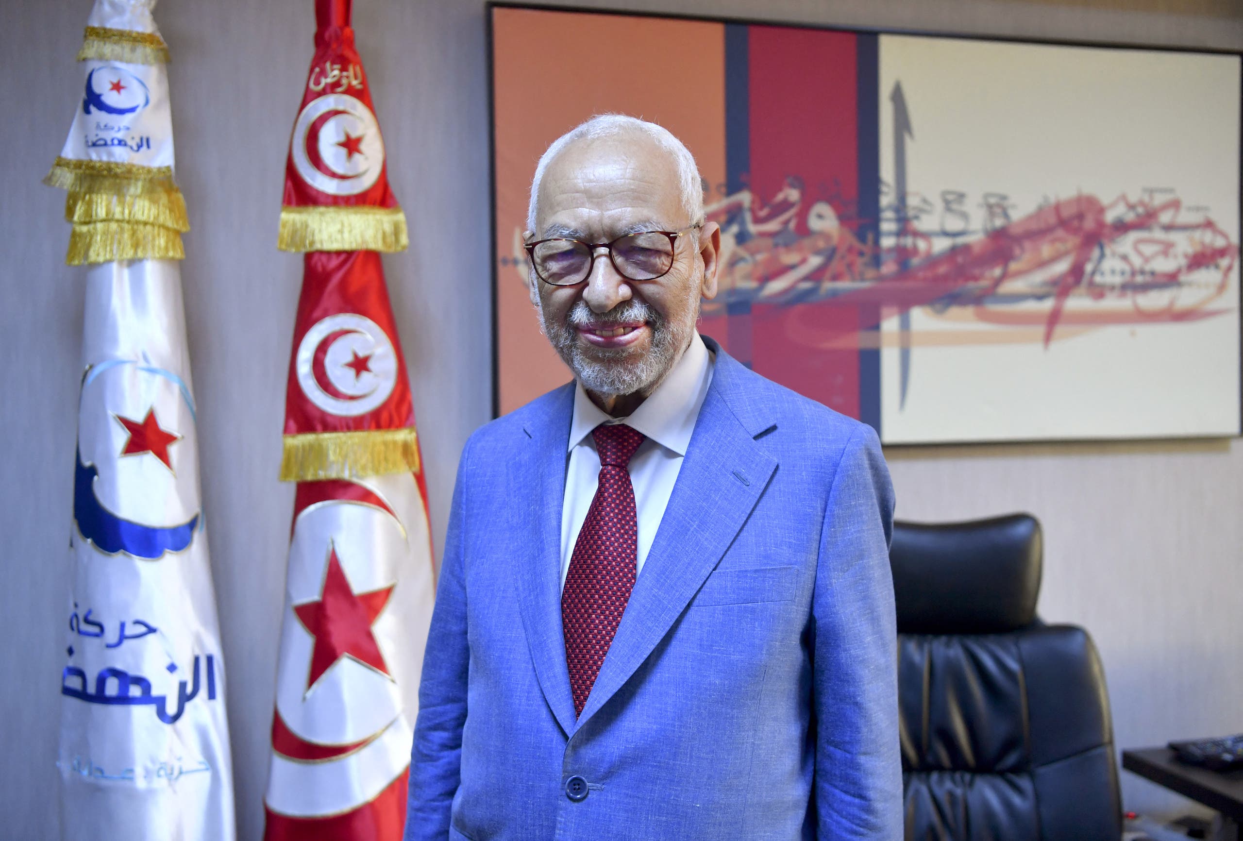 Tunisia's parliament speaker and Islamist Ennahdha party leader Rached Ghannouchi says the party is the victim of a coup d'état in Tunisia. (File photo: AFP)